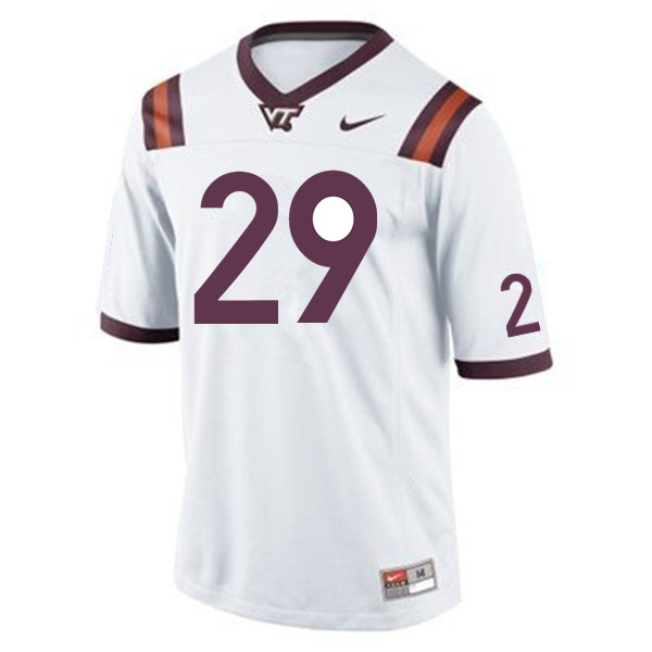 Men #29 Ishmiel Seisay Virginia Tech Hokies College Football Jerseys Sale-Maroon
